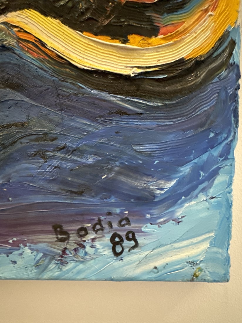 S. Badia, Cobra Movement, 1989, Oil on Canvas - 5