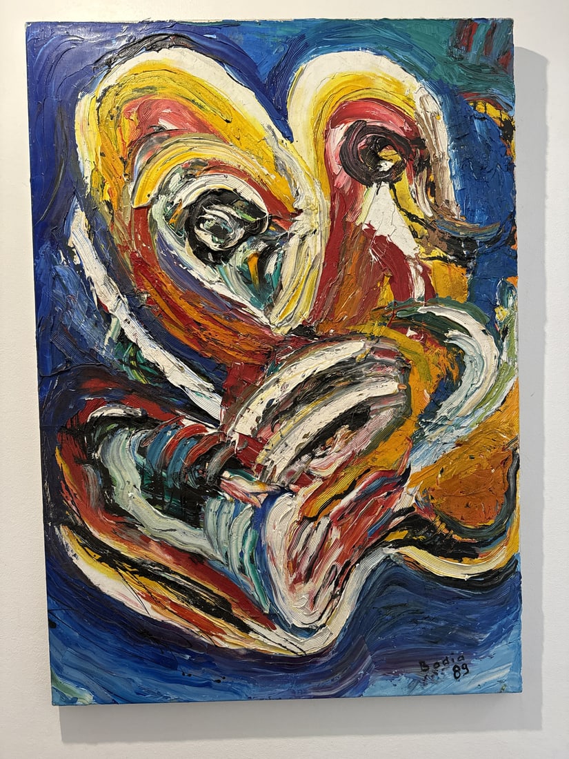 S. Badia, Cobra Movement, 1989, Oil on Canvas - 6