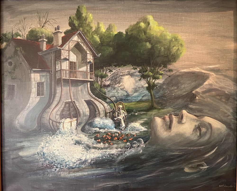 Noel Dumolard, The Dream, 1970s, Oil on Canvas - 2