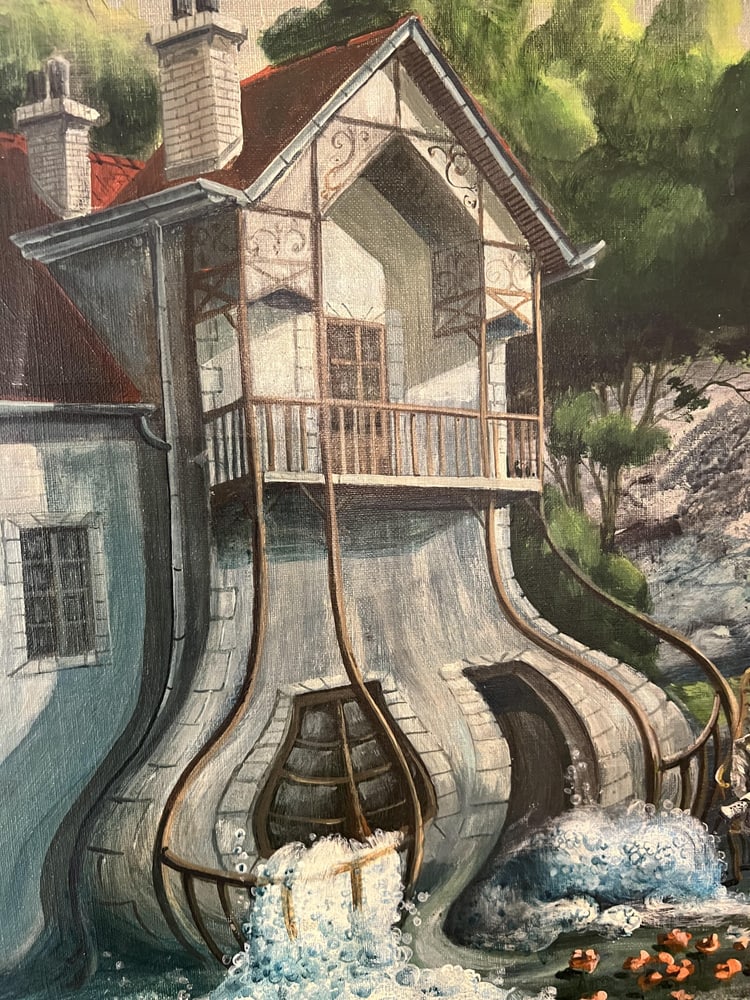 Noel Dumolard, The Dream, 1970s, Oil on Canvas - 3