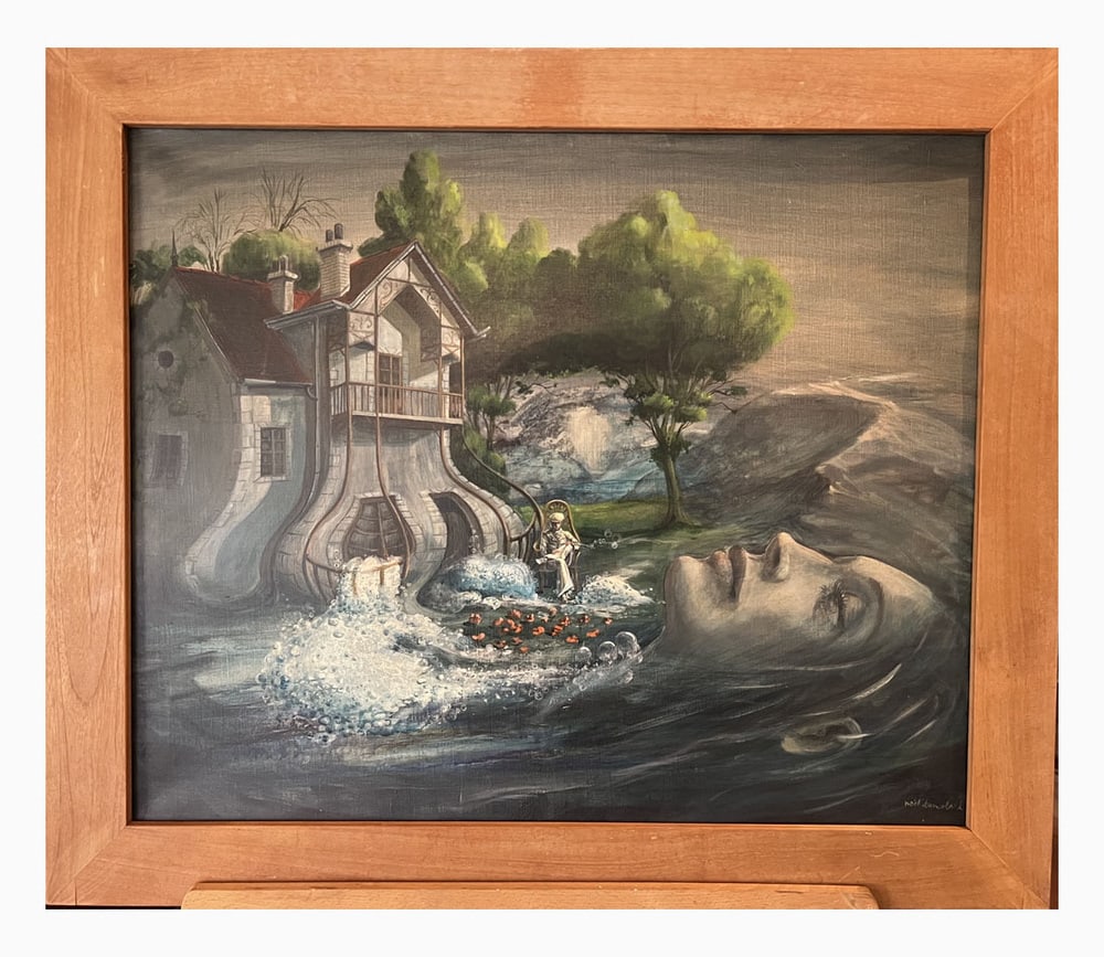 Noel Dumolard, The Dream, 1970s, Oil on Canvas - 9