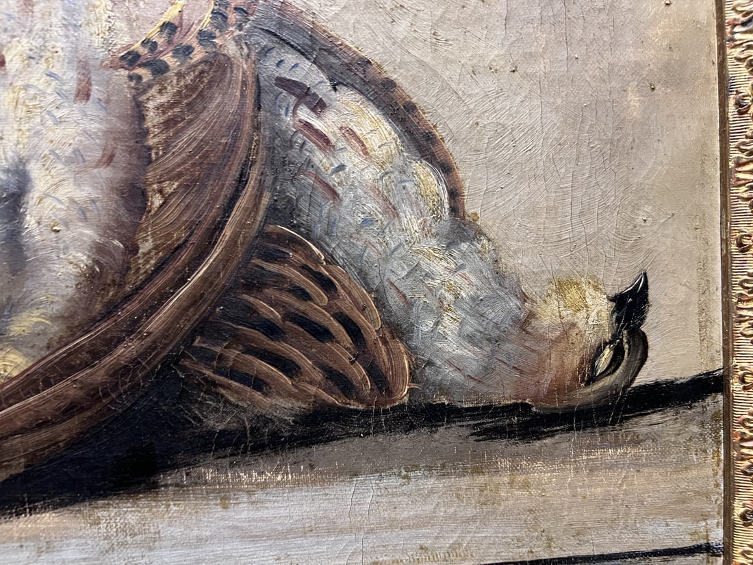 Chevalard, Still Lifes with Game & Fruit, Oil, Set of 2 - 11