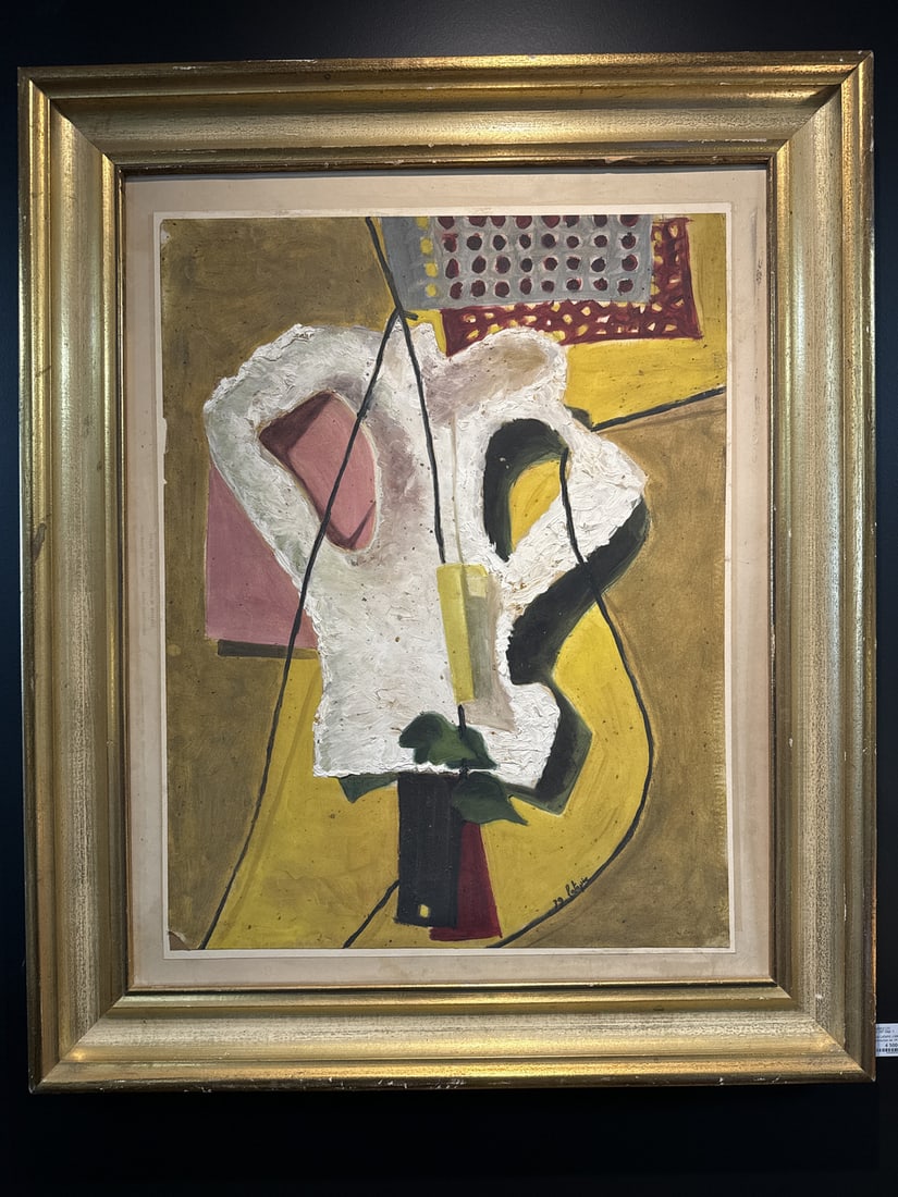 L. Latapie, Art Deco Composition, 1939, Oil on Board - 5