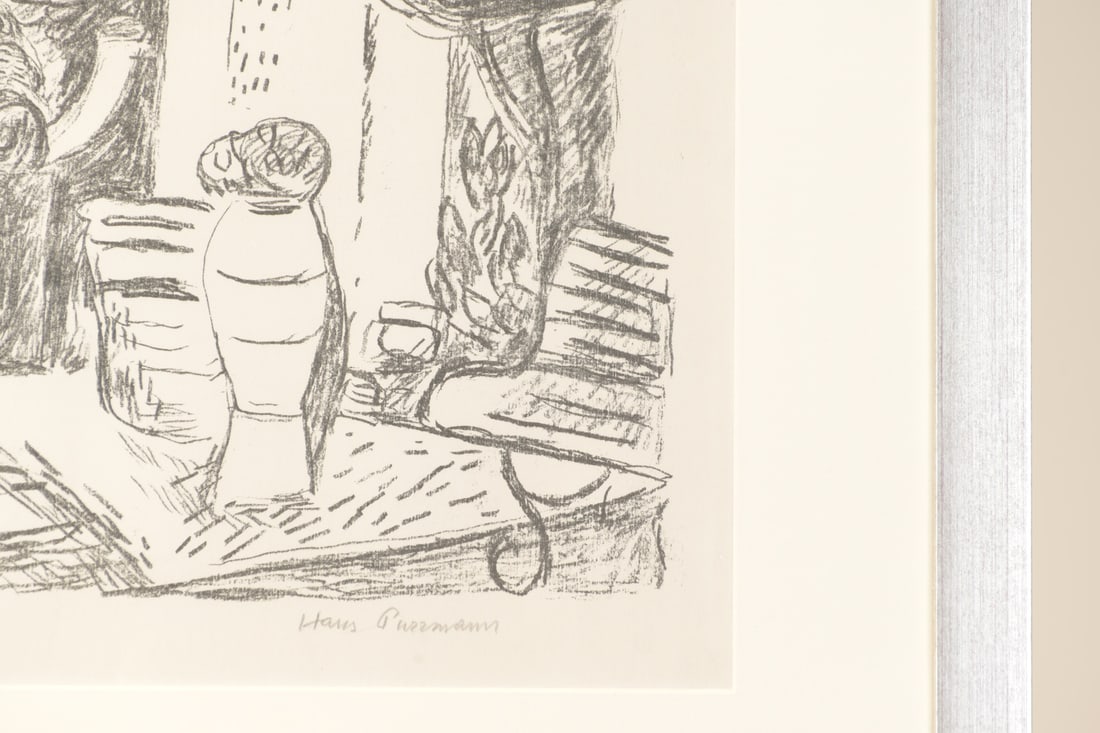 H. Purrmann, Chapel & Fountain in Levanto, Lithograph - 2