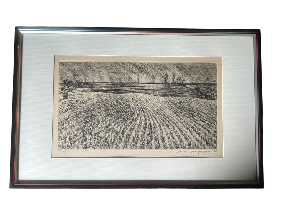 André Jacquemin, My Native Land, 1956, Engraving - 12