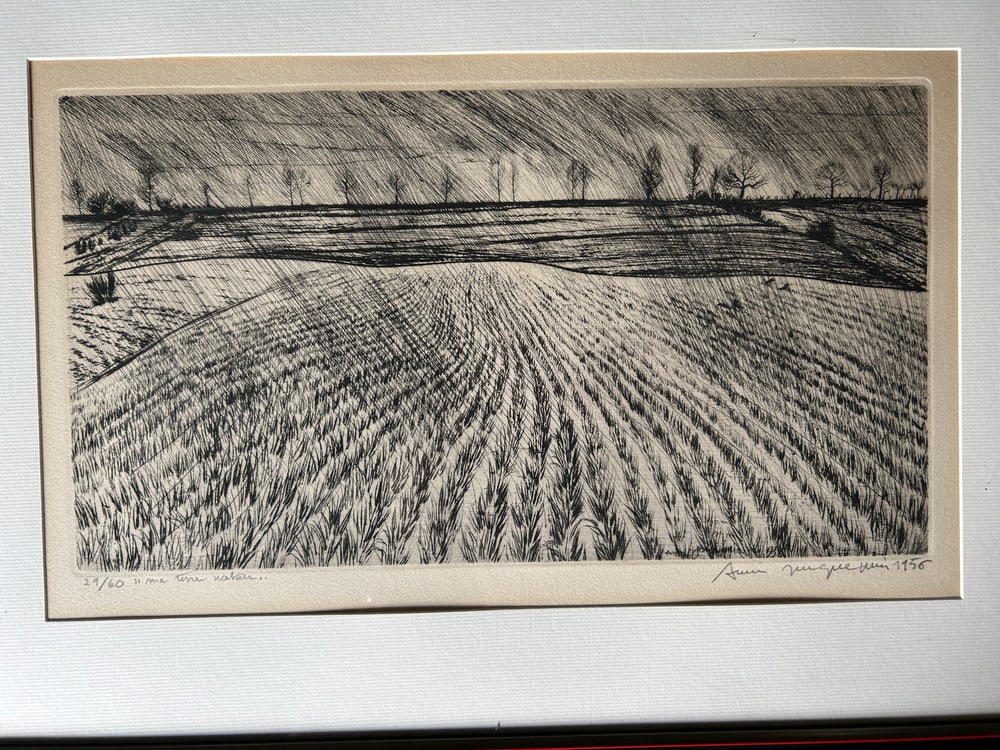 André Jacquemin, My Native Land, 1956, Engraving - 4