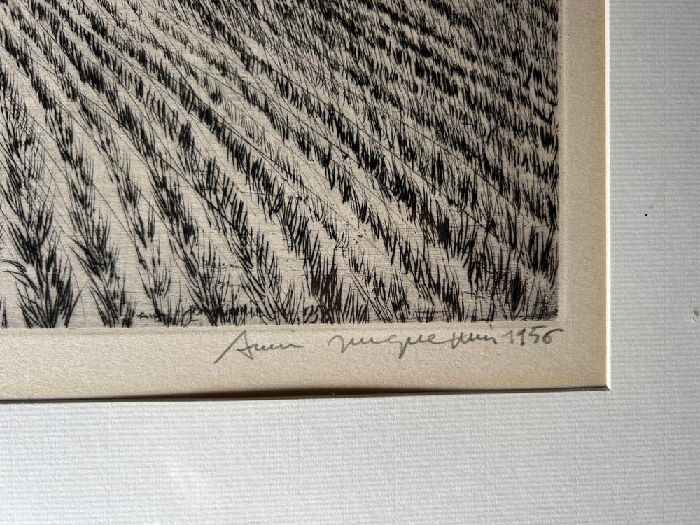 André Jacquemin, My Native Land, 1956, Engraving - 5