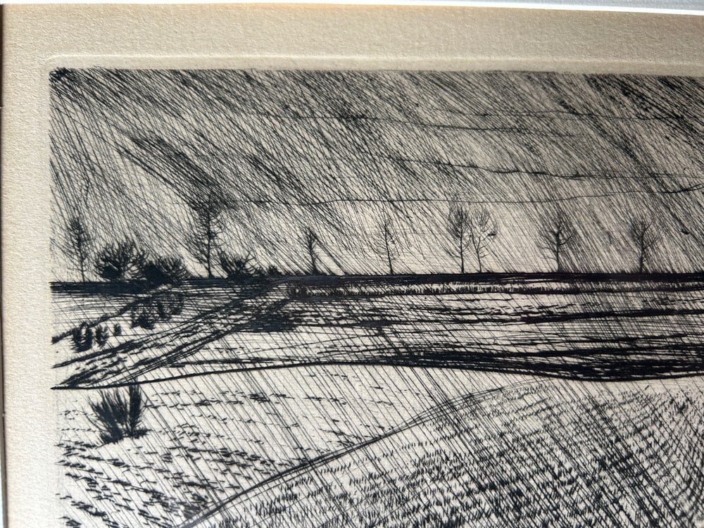 André Jacquemin, My Native Land, 1956, Engraving - 8