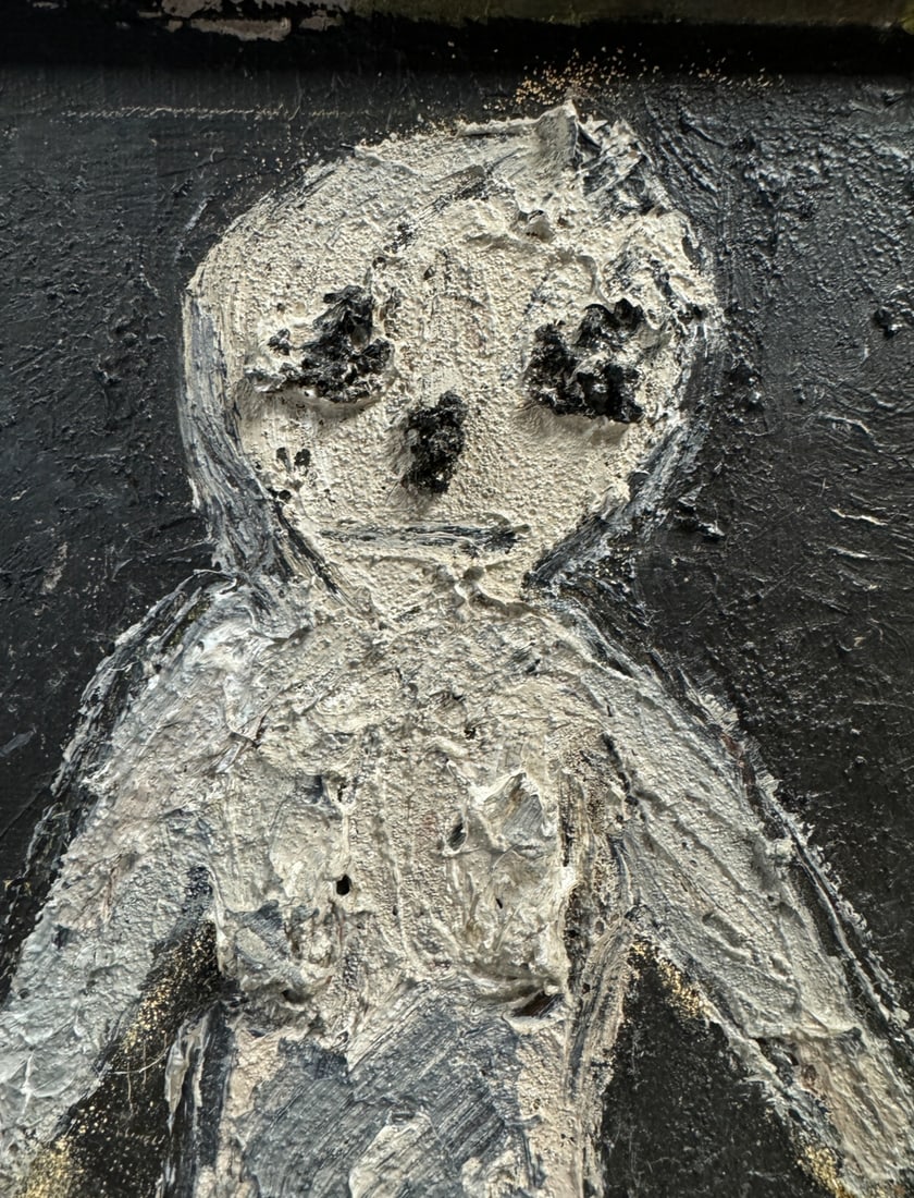 Art Brut, Oil and Sand on Canvas, 1971 - 2