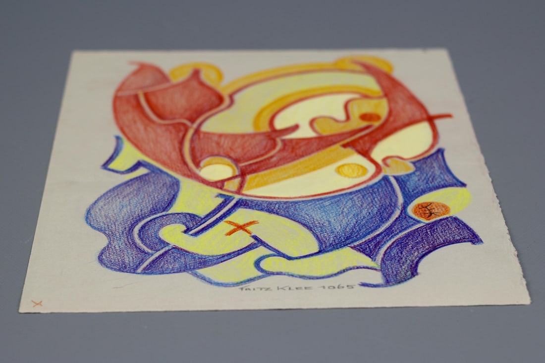 Fritz Klee, Abstract Composition, 1965, Drawing - 14