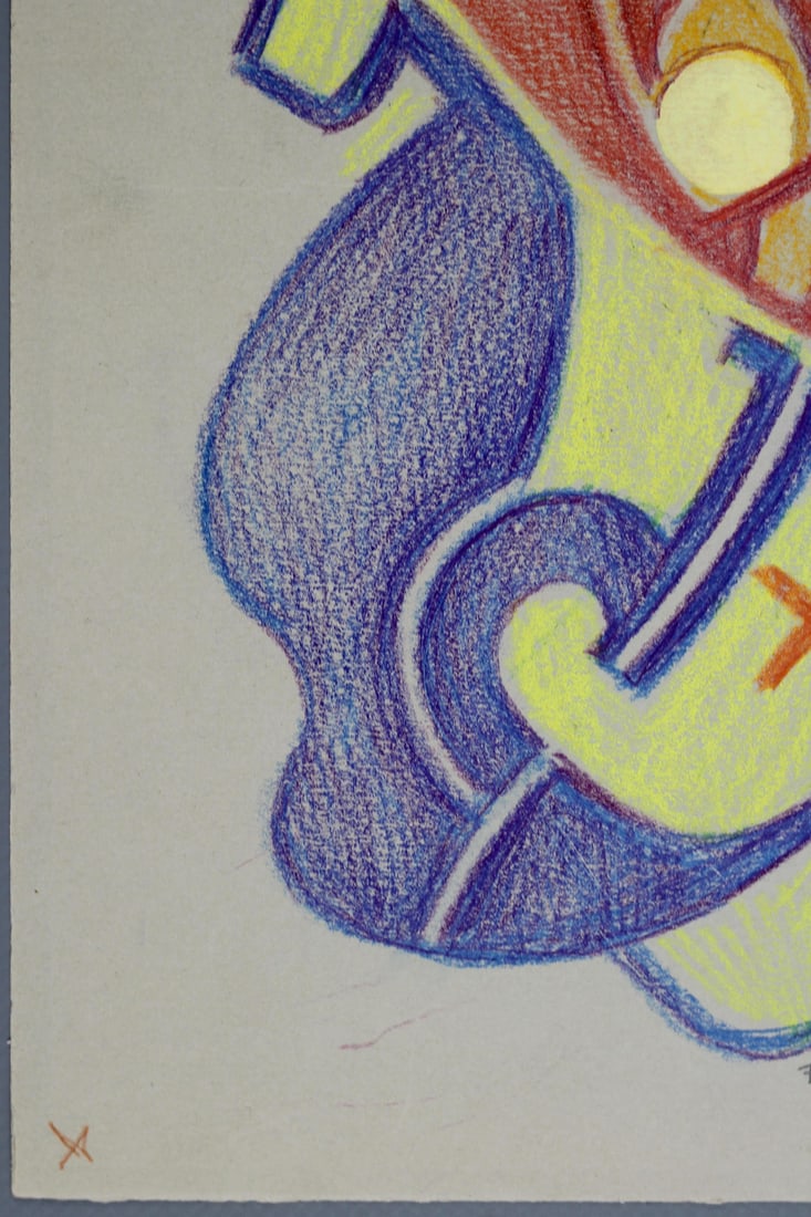 Fritz Klee, Abstract Composition, 1965, Drawing - 4