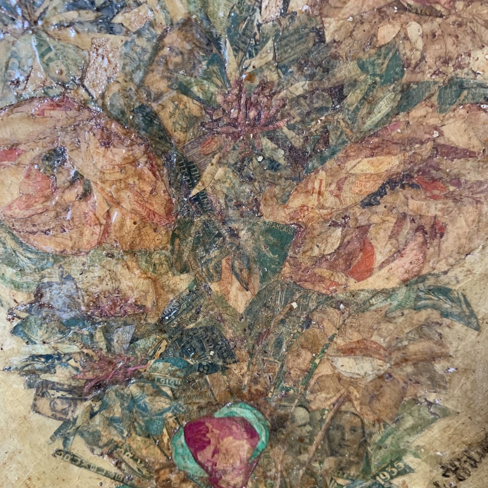 Floral Still Life, 1935, Mixed Media, Framed - 6