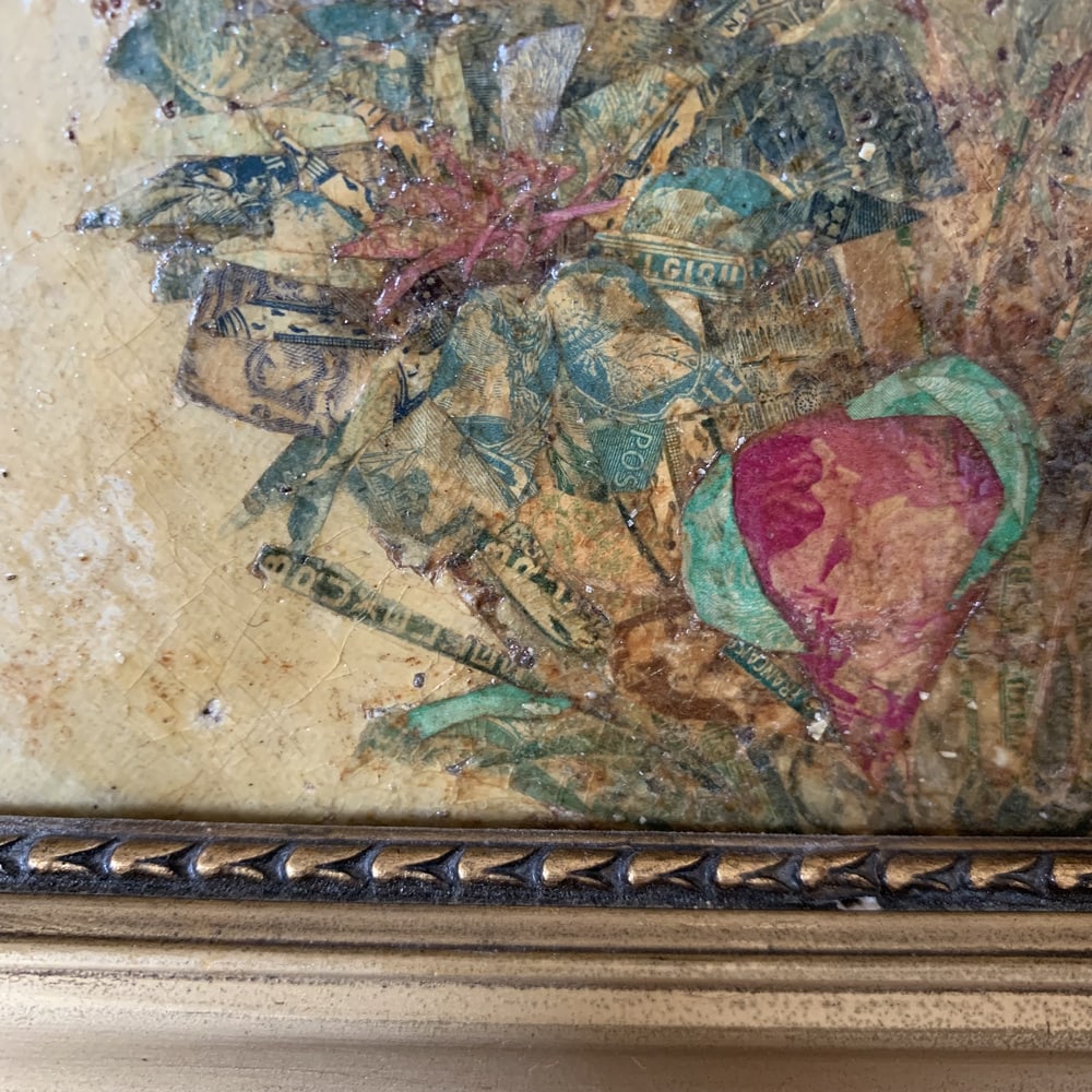 Floral Still Life, 1935, Mixed Media, Framed - 8