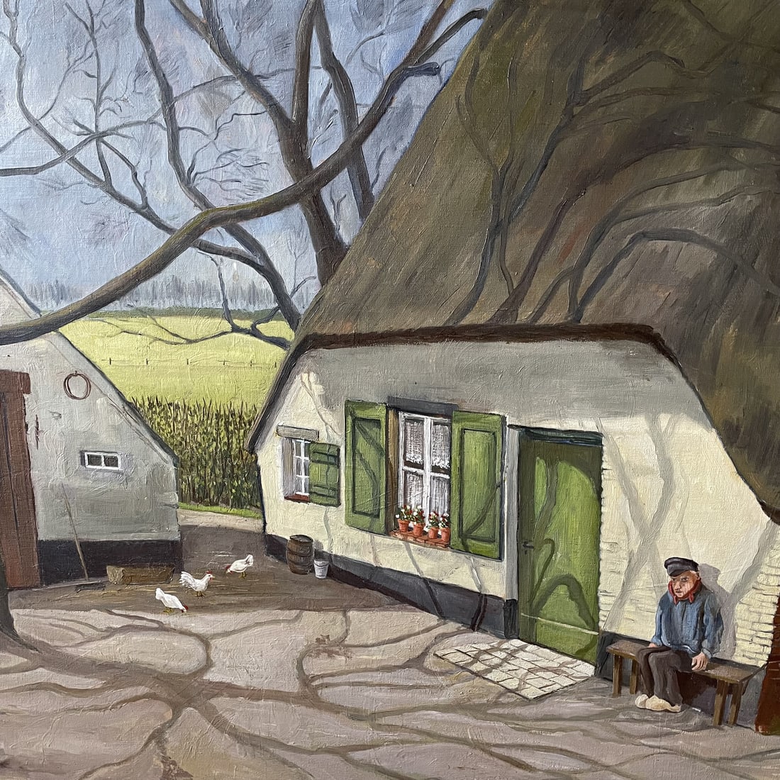 Farm View, 1890s, Oil on Canvas - 7