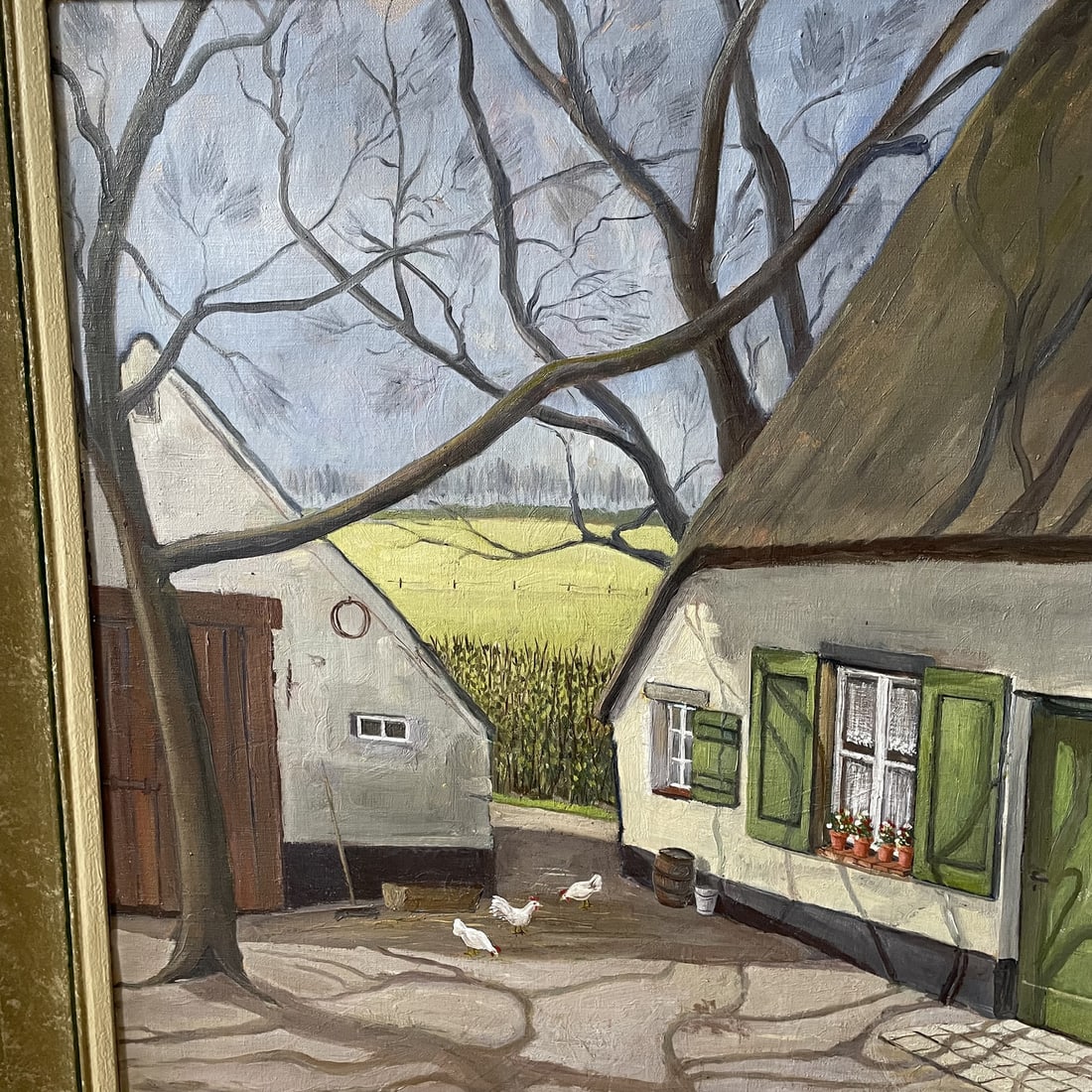 Farm View, 1890s, Oil on Canvas - 9