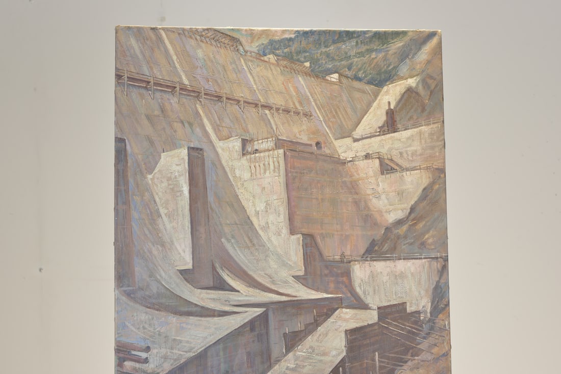 Franz Edwin Gehrig Targis, Dam, 1958, Oil - 6