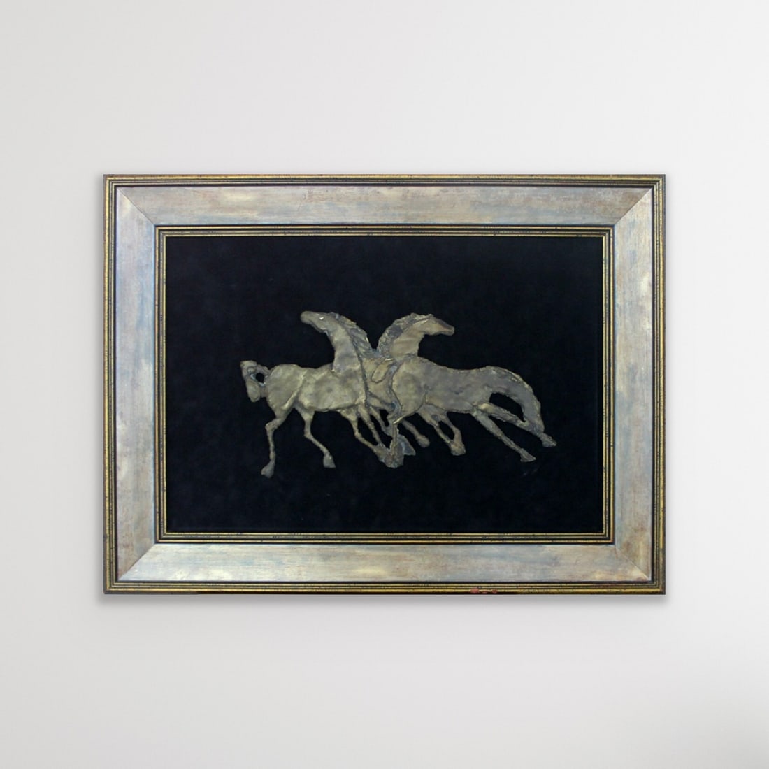 Magdalena Lesniak, Horses, Bronze and Velvet, 2000 - 2