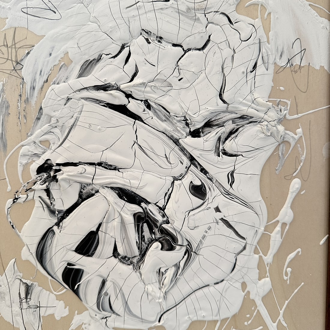 Bachmann, Abstract Composition, Mixed Media, Framed - 2