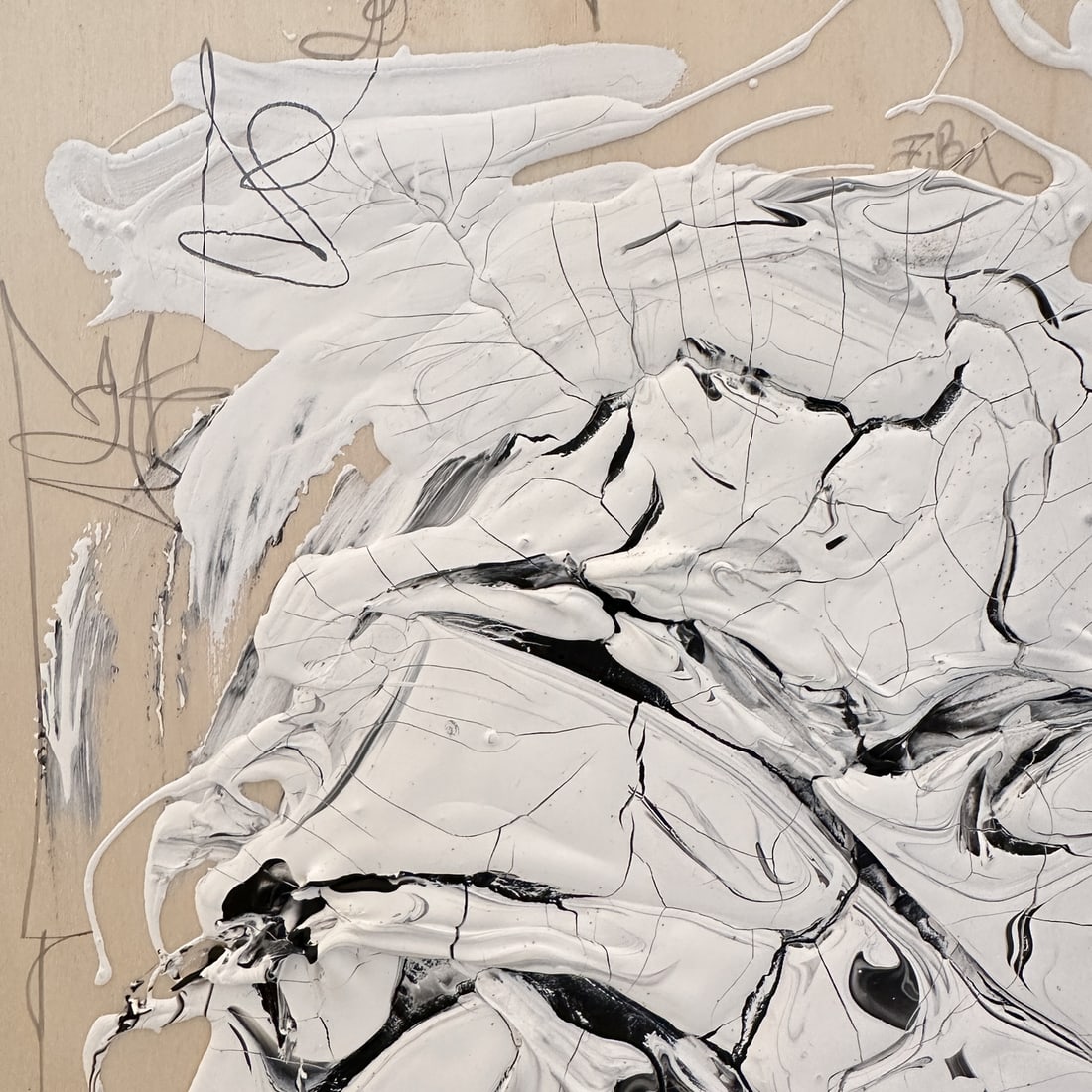 Bachmann, Abstract Composition, Mixed Media, Framed - 4