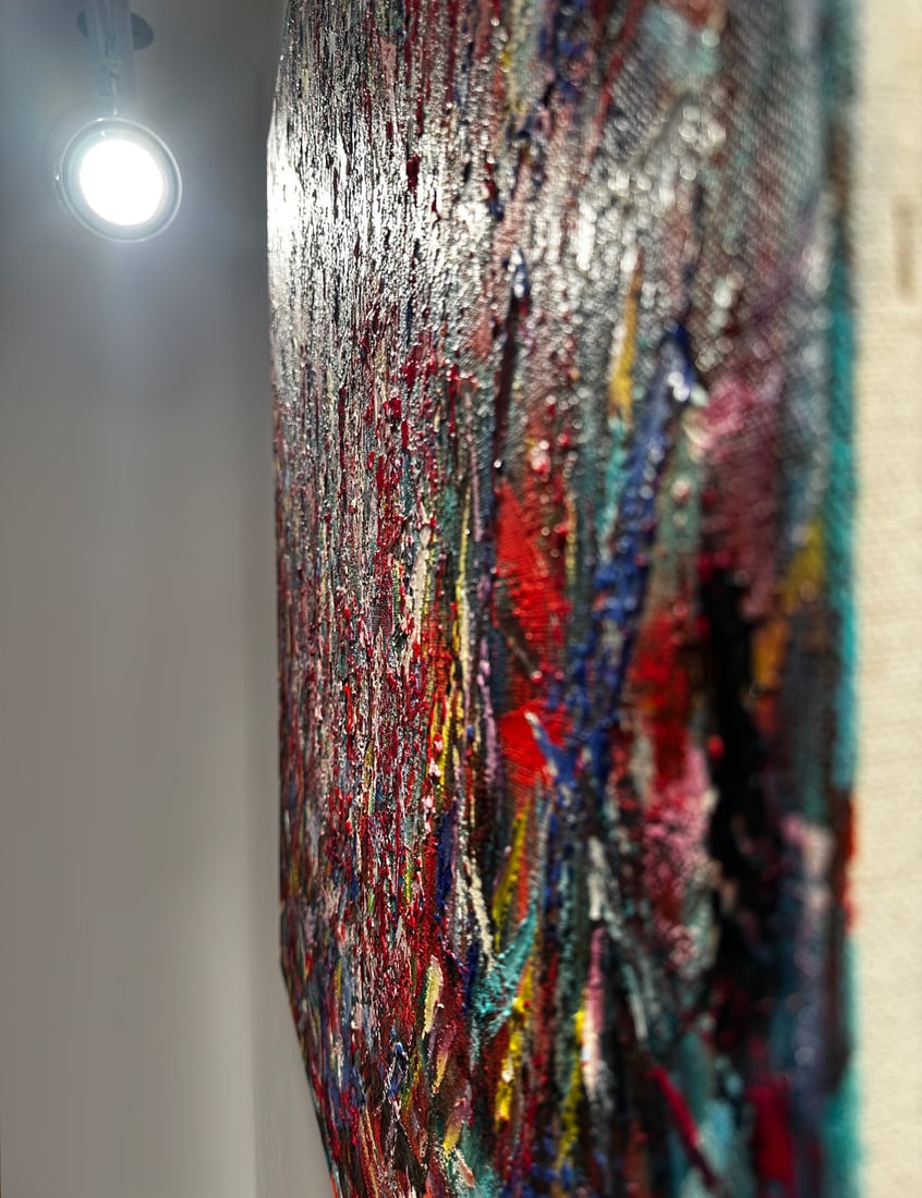 Jon Atac, Expressions, 1990, Large Oil on Canvas - 11