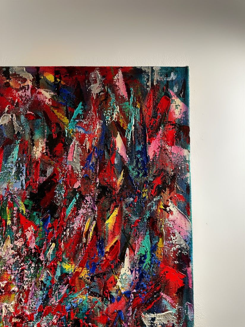 Jon Atac, Expressions, 1990, Large Oil on Canvas - 7