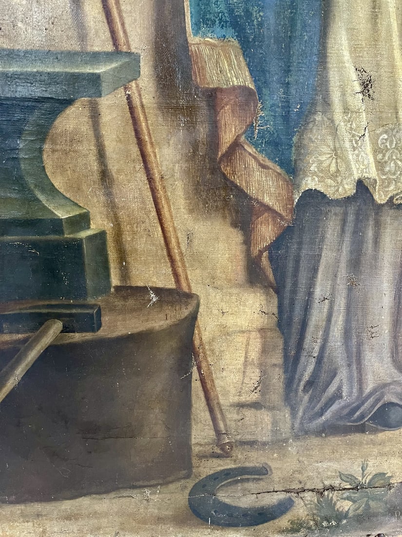 Saint Eligius, 1790, Large Oil on Canvas - 12