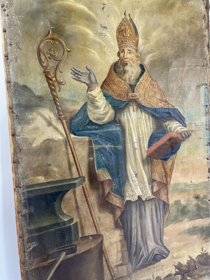 Saint Eligius, 1790, Large Oil on Canvas - 16