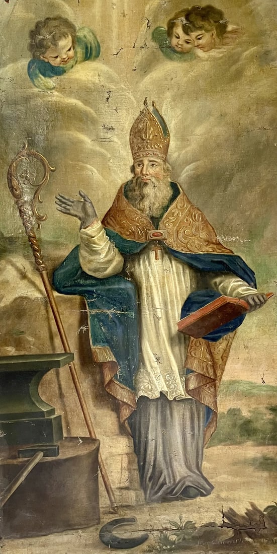 Saint Eligius, 1790, Large Oil on Canvas - 3