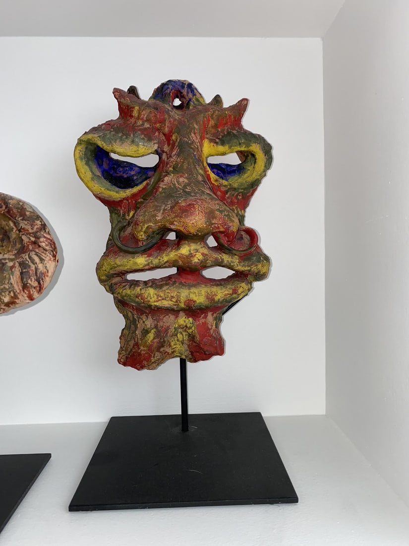 Art Brut Terracota Sculptures by Angelo Méani, Set of 3 - 4