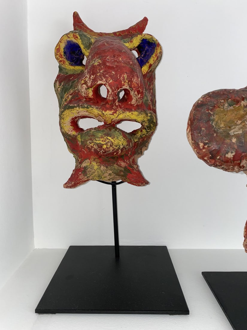 Art Brut Terracota Sculptures by Angelo Méani, Set of 3 - 7