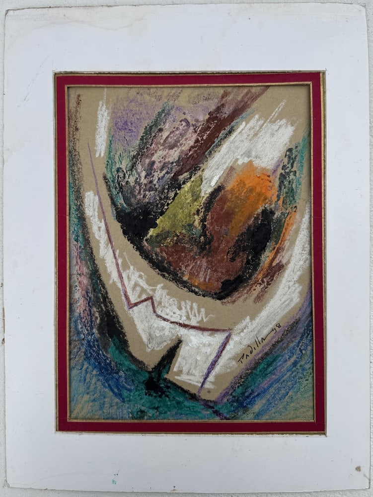 Lorenzo Padilla, Abstract, 1998, Oil and Pastel - 4