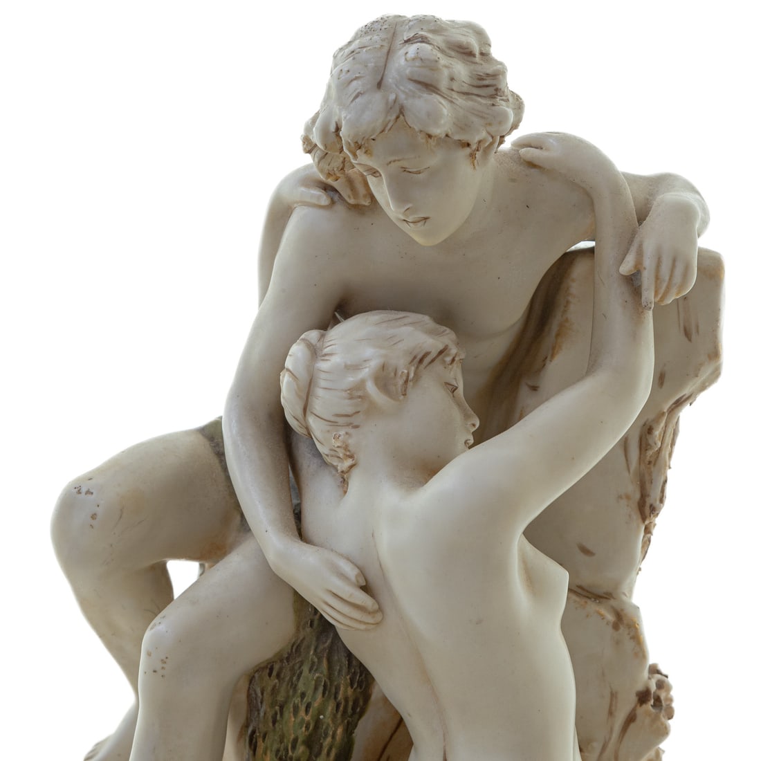 Sculpture of Lovers by Hampel for Royal Dux Bohemia - 15