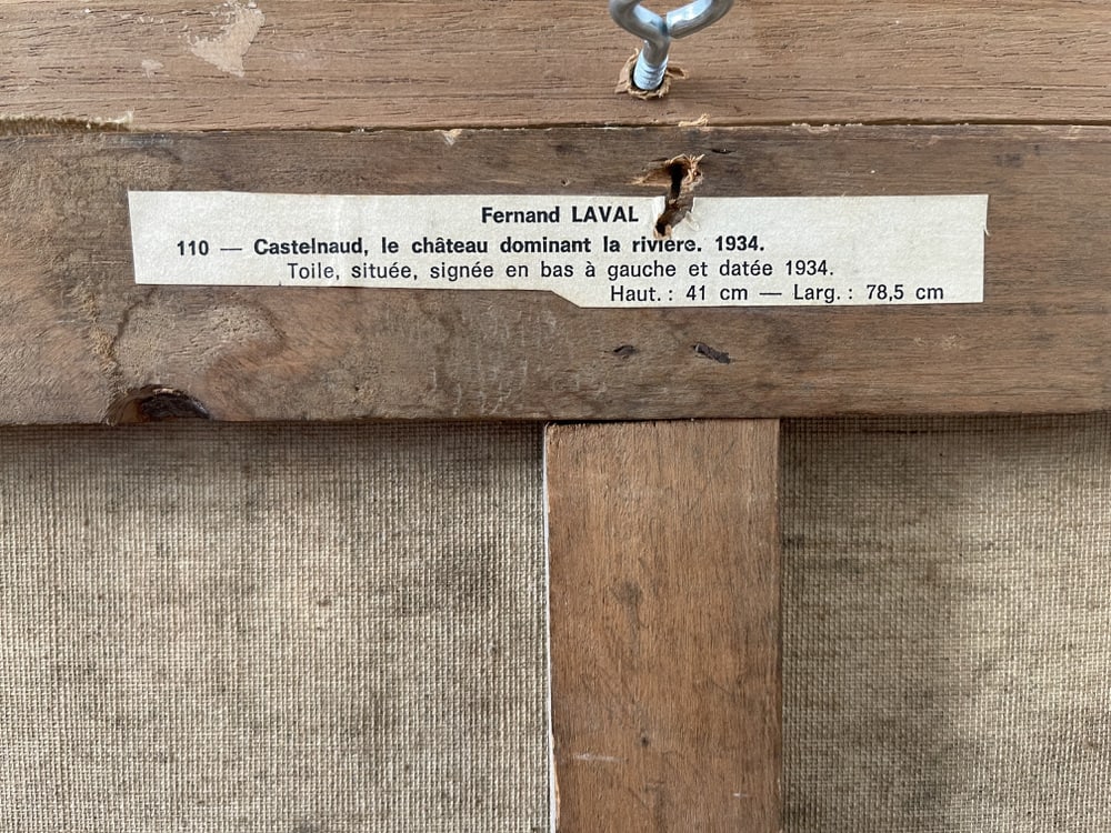 Fernand Laval, Oil on Canvas, Framed - 8