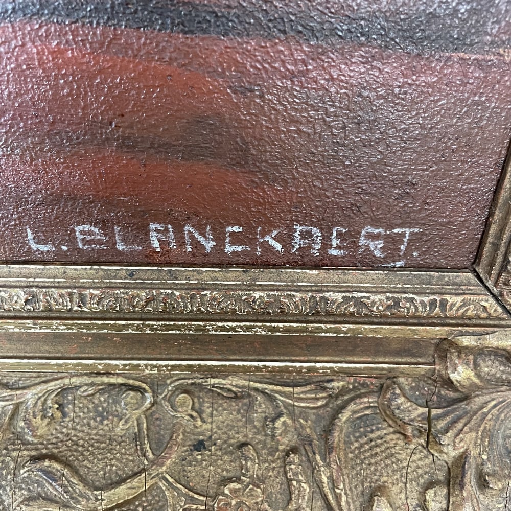 L. Blanckaert, Still Life, 1800s, Oil on Panel - 11