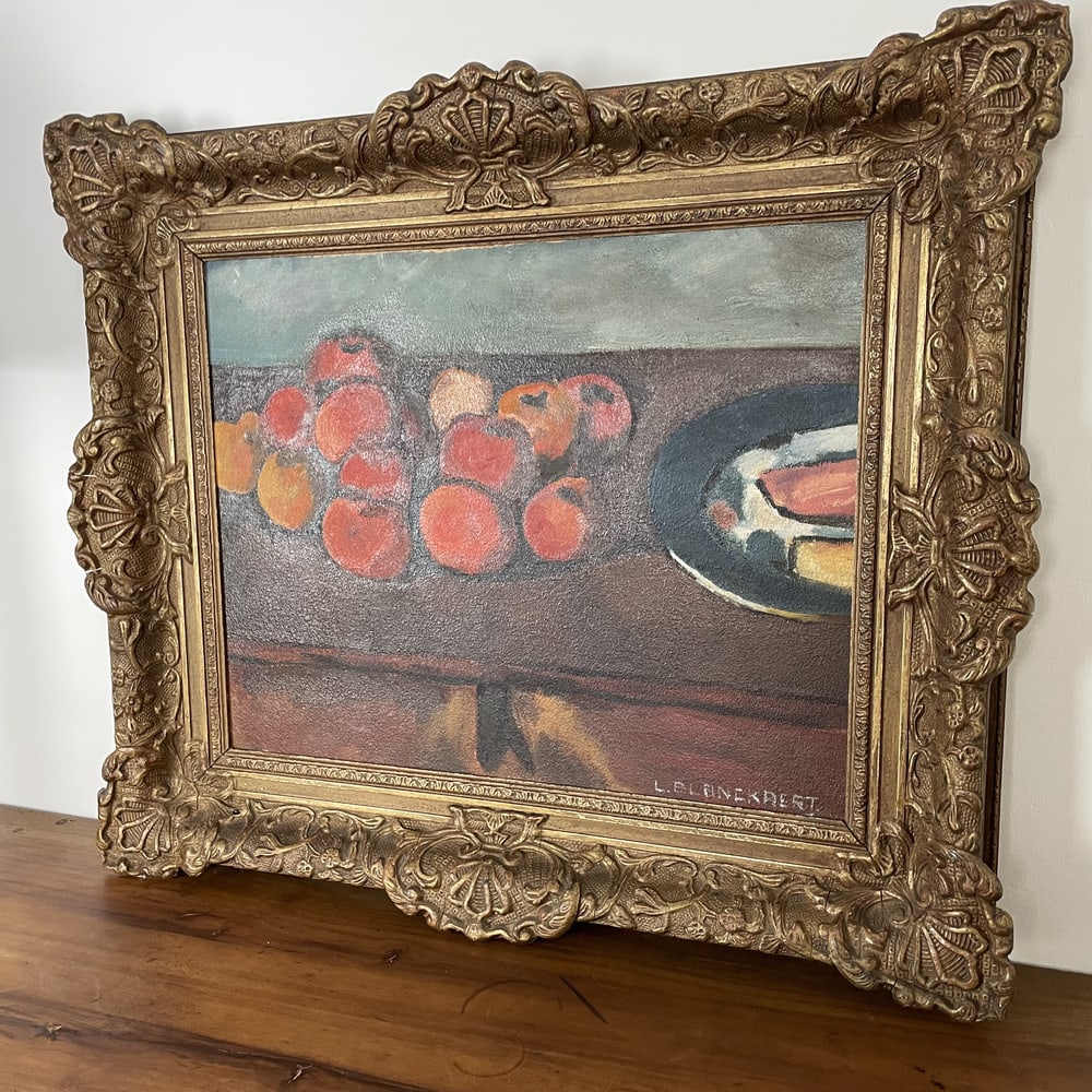 L. Blanckaert, Still Life, 1800s, Oil on Panel - 6