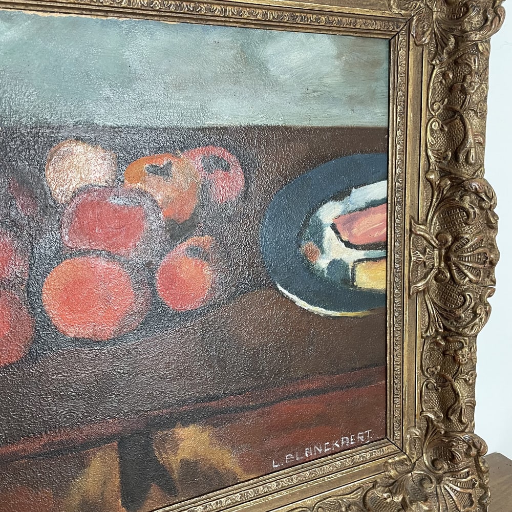 L. Blanckaert, Still Life, 1800s, Oil on Panel - 7