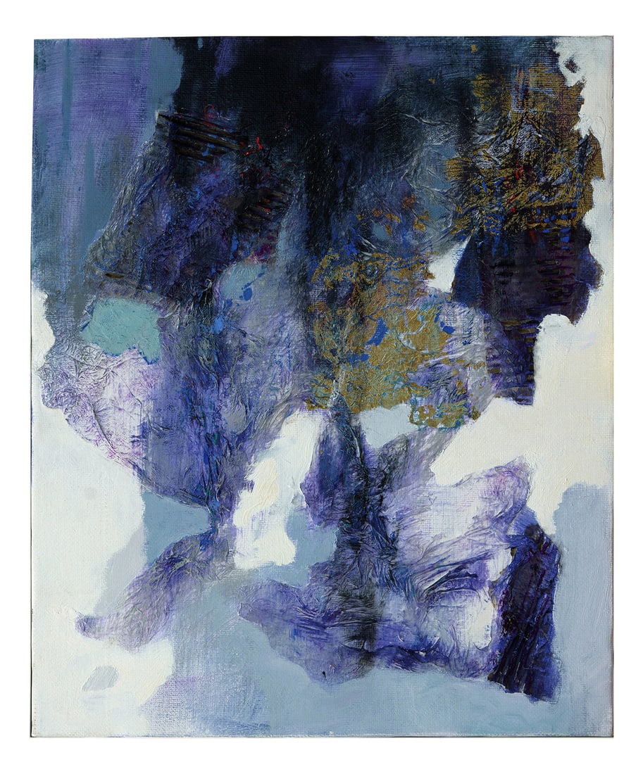 Lola Vitelli, The Silence of White, Mixed Media, 2022: Lola Vitelli's "Il silenzio del bianco" is a compelling exploration of purity and natural essence. Through her innovative use of materials and evocative color palette, Vitelli delves into themes of