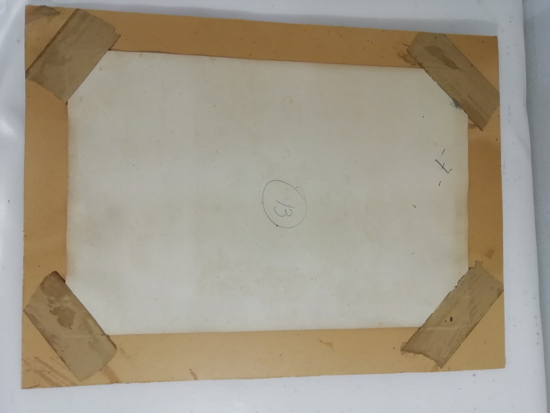 Woman Working at the Spinning Wheel, 1800s, Watercolour - 13