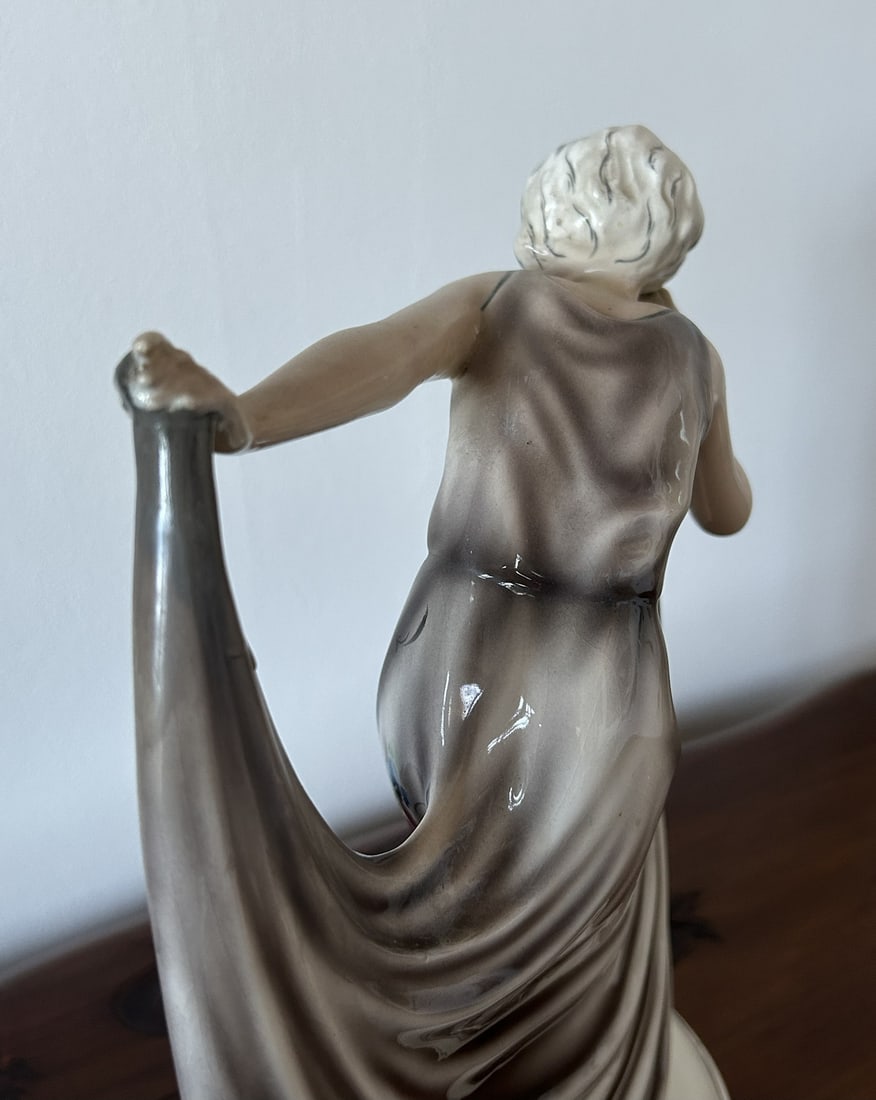 Dancer Sculpture by Lorenzl for Goldscheider Austria - 14