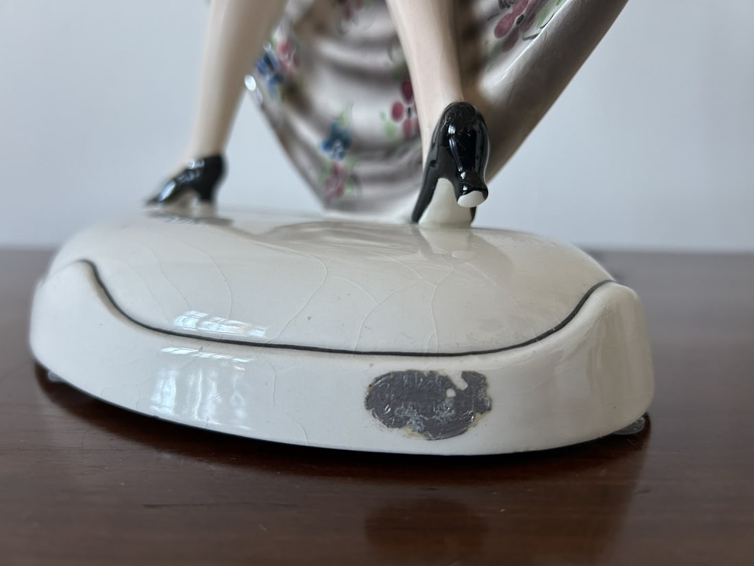 Dancer Sculpture by Lorenzl for Goldscheider Austria - 18