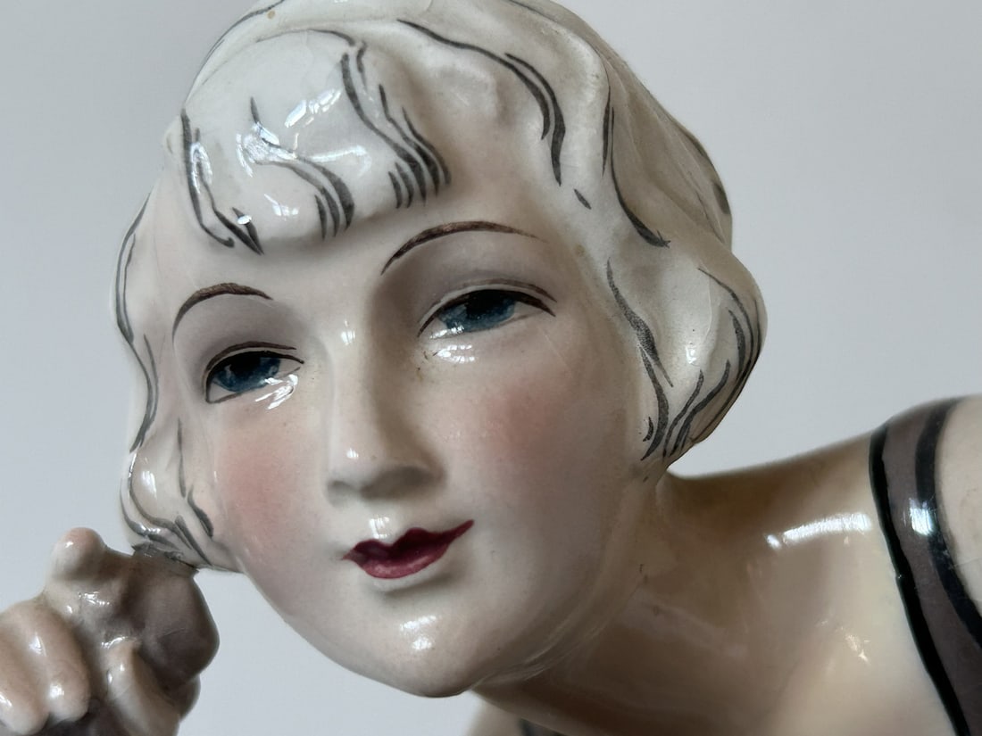 Dancer Sculpture by Lorenzl for Goldscheider Austria - 4