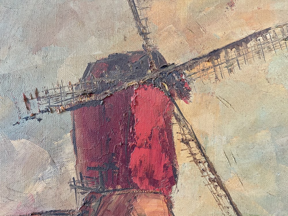 Roger Vandenbulcke, Windmill, 1950s, Oil on Canvas - 3