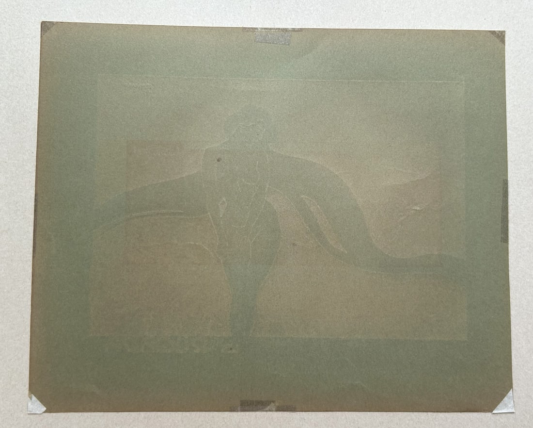 Luigi Bompard, La Rugiada, 1905, Woodcut - 7