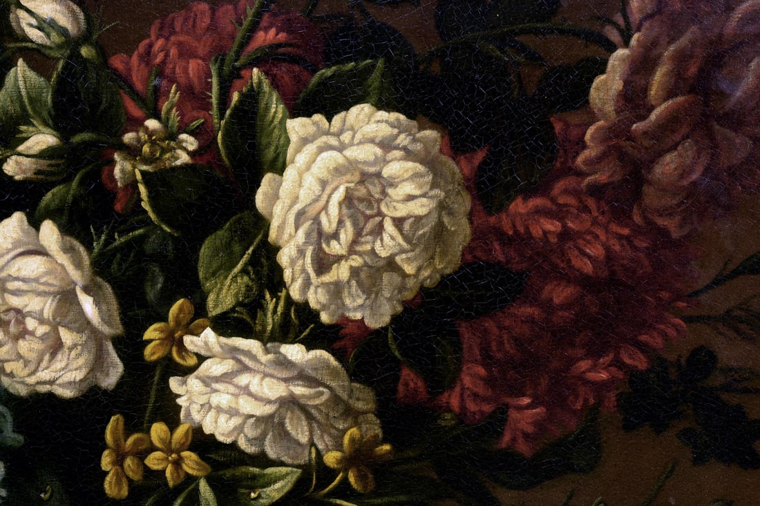 R. Suraci, Floral Still Life, 1980s, Oil on Canvas - 5