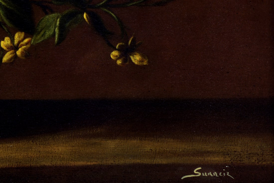 R. Suraci, Floral Still Life, 1980s, Oil on Canvas - 7