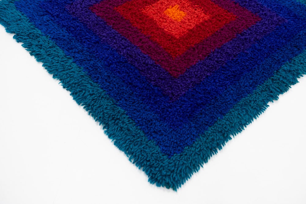 Square Rug Mira-Carré by Verner Panton, 1970s - 5