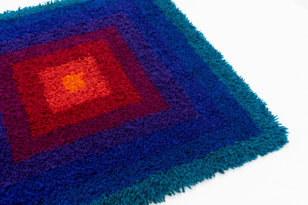 Square Rug Mira-Carré by Verner Panton, 1970s - 6