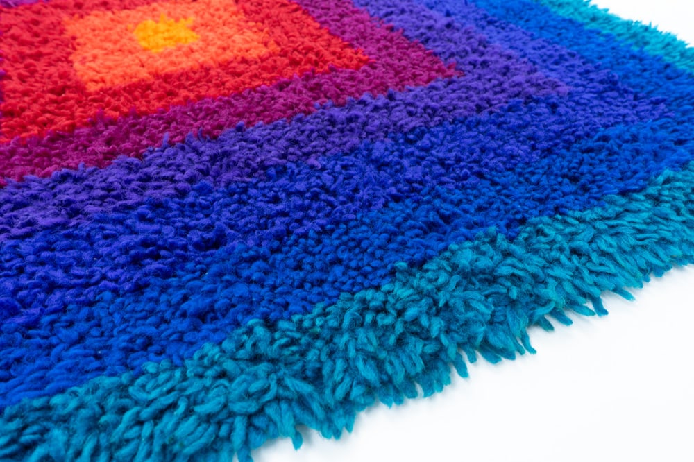 Square Rug Mira-Carré by Verner Panton, 1970s - 8