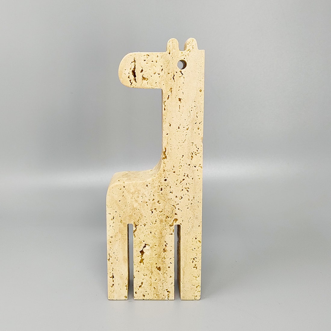 Travertine Giraffe Sculpture by Mari for F.lli Mannelli - 2