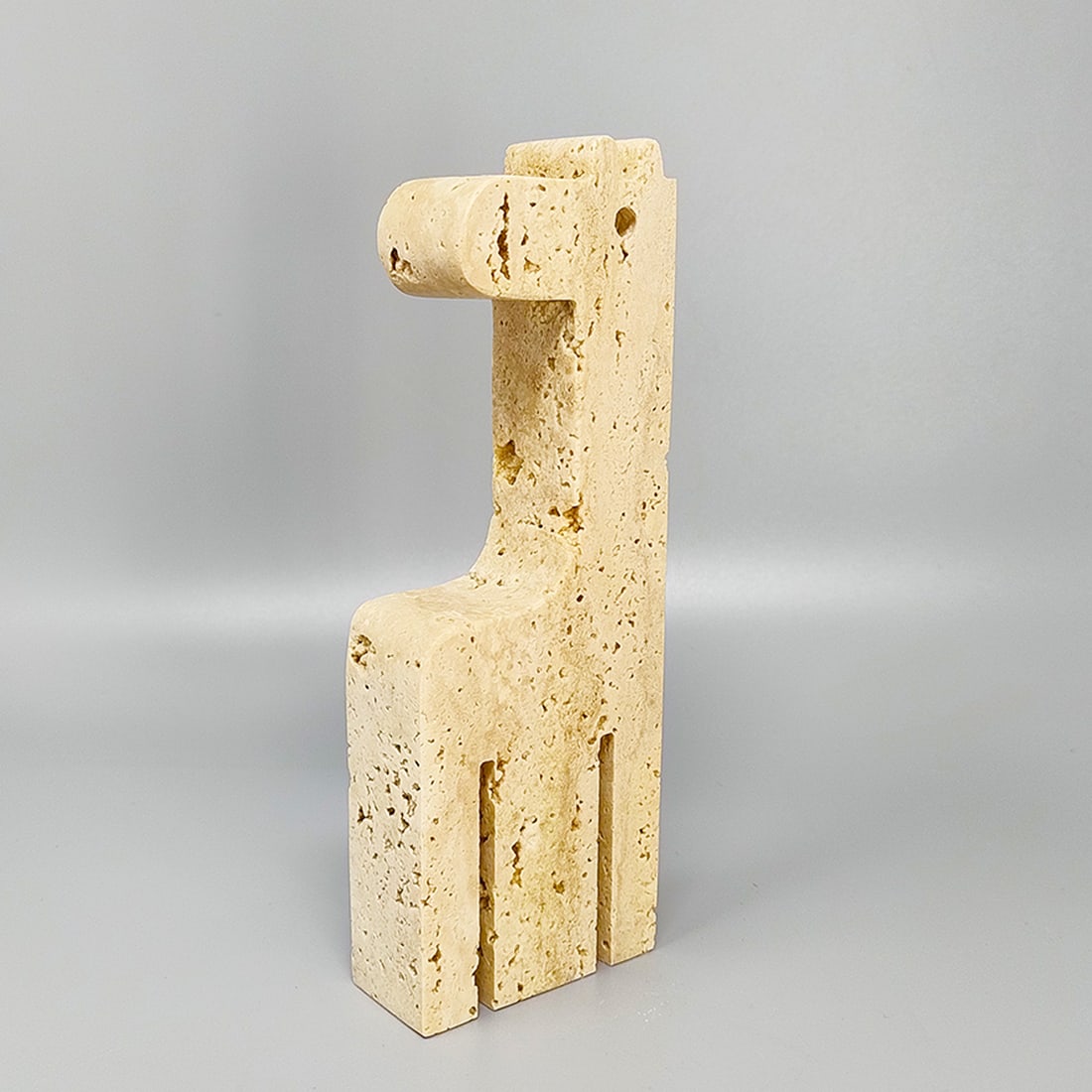 Travertine Giraffe Sculpture by Mari for F.lli Mannelli - 4